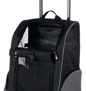 Trixie Reisekorbwagen Schwarz / Grau